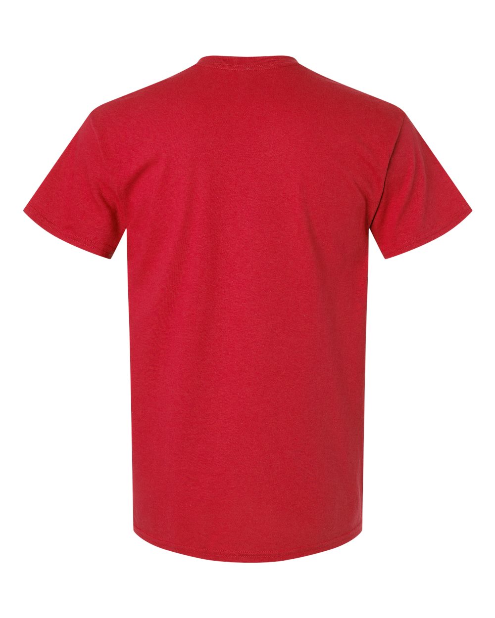 Unisex Ultra Cotton® Pocket T-Shirt - Back - B07060703 - Red
