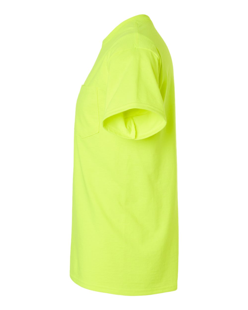 Unisex Ultra Cotton® Pocket T-Shirt - DirectSide - B07060163 - Safety Green