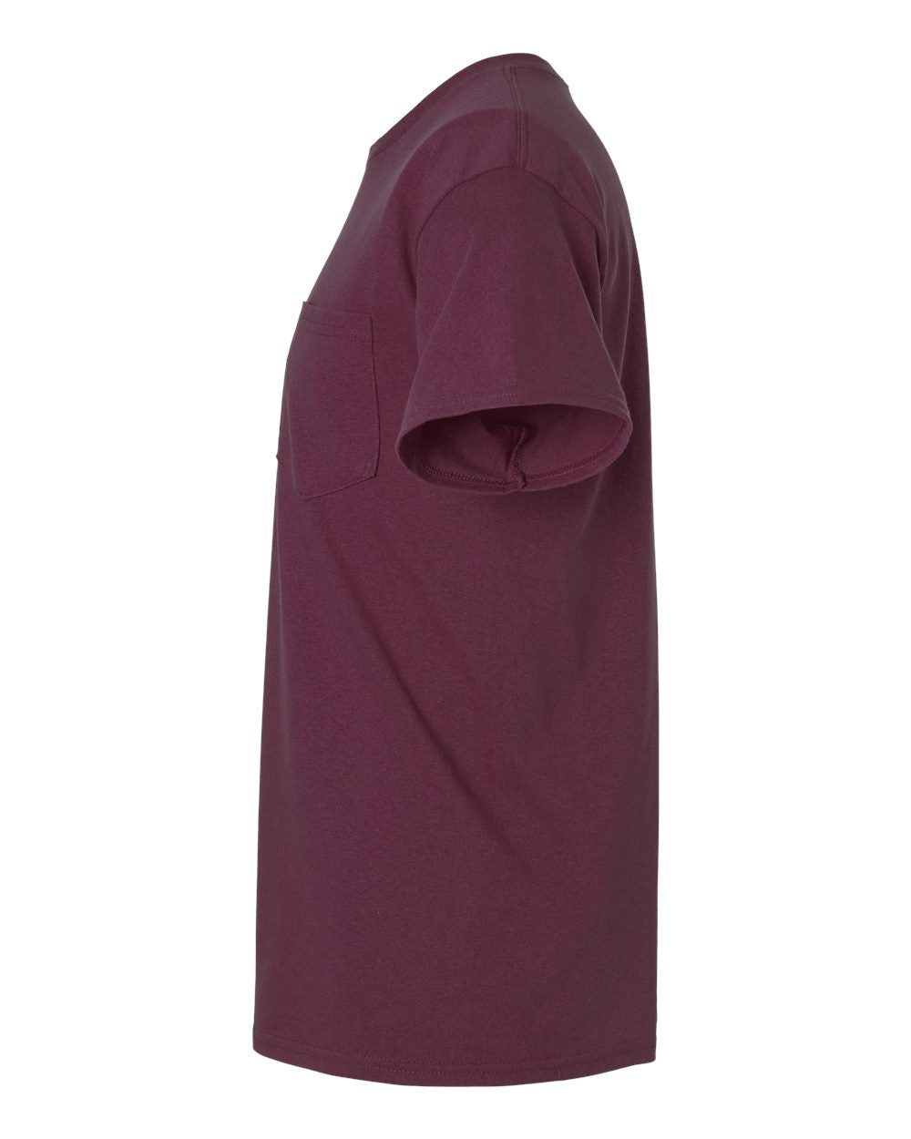 Unisex Ultra Cotton® Pocket T-Shirt - DirectSide - B07060533 - Maroon