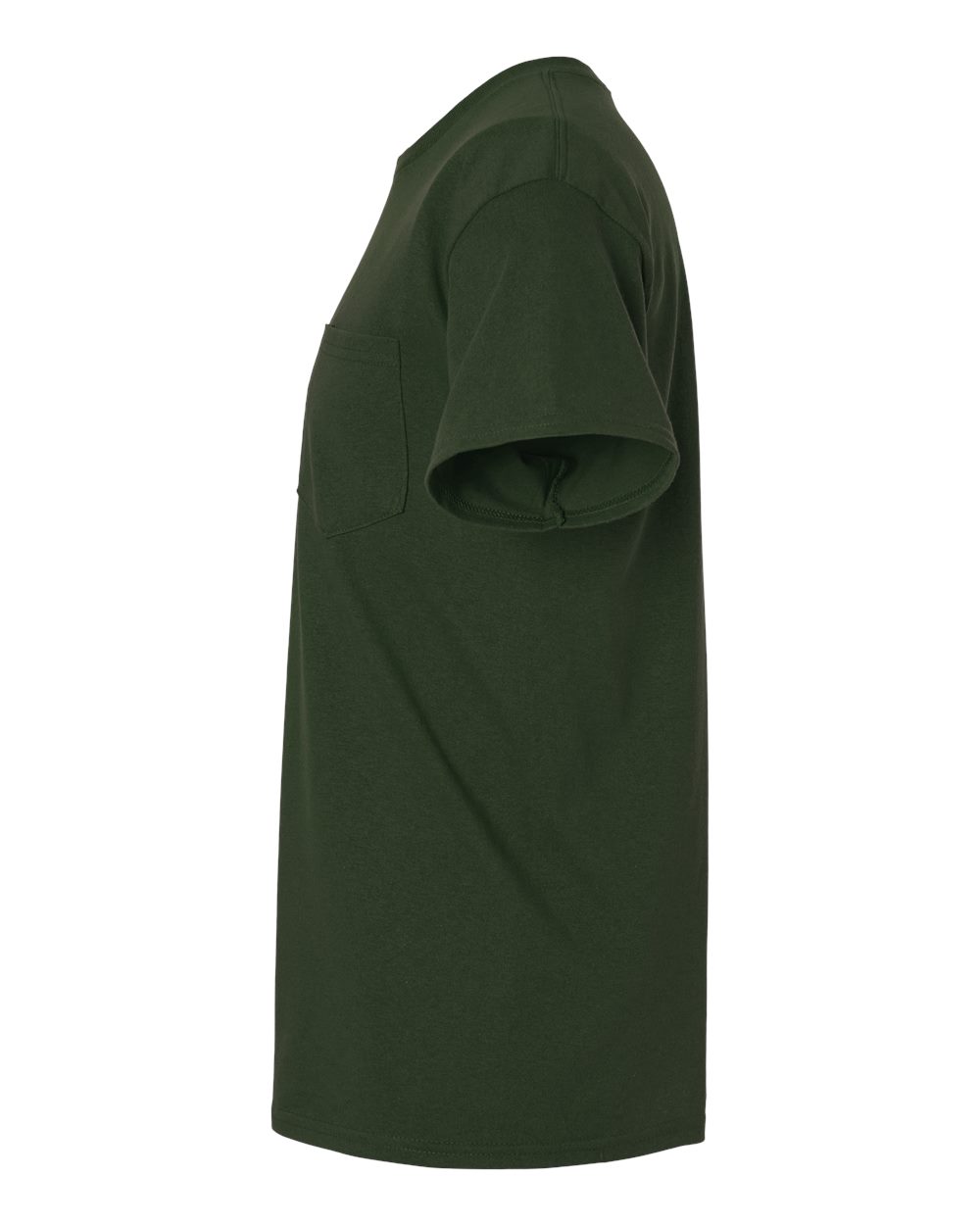 Unisex Ultra Cotton® Pocket T-Shirt - DirectSide - B07060543 - Forest Green