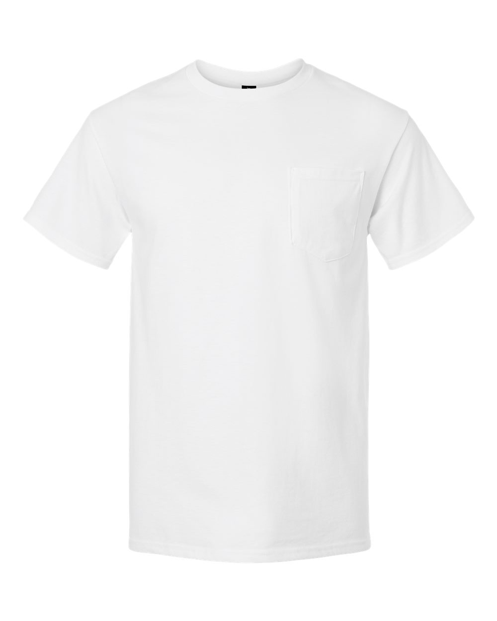 Unisex Ultra Cotton® Pocket T-Shirt - Front - B07060003 - White