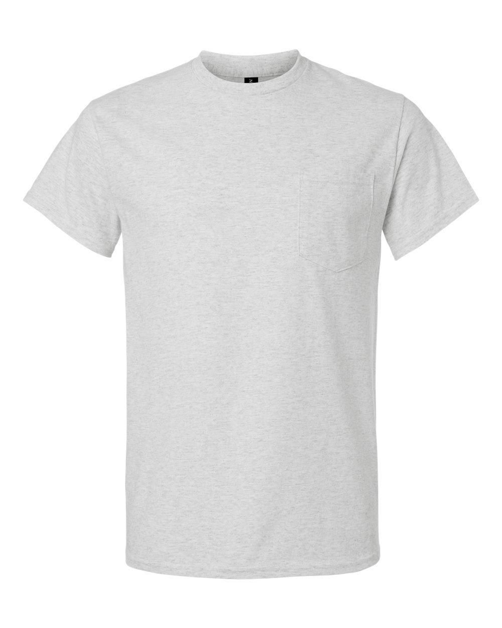 Unisex Ultra Cotton® Pocket T-Shirt - Front - B07060023 - Ash