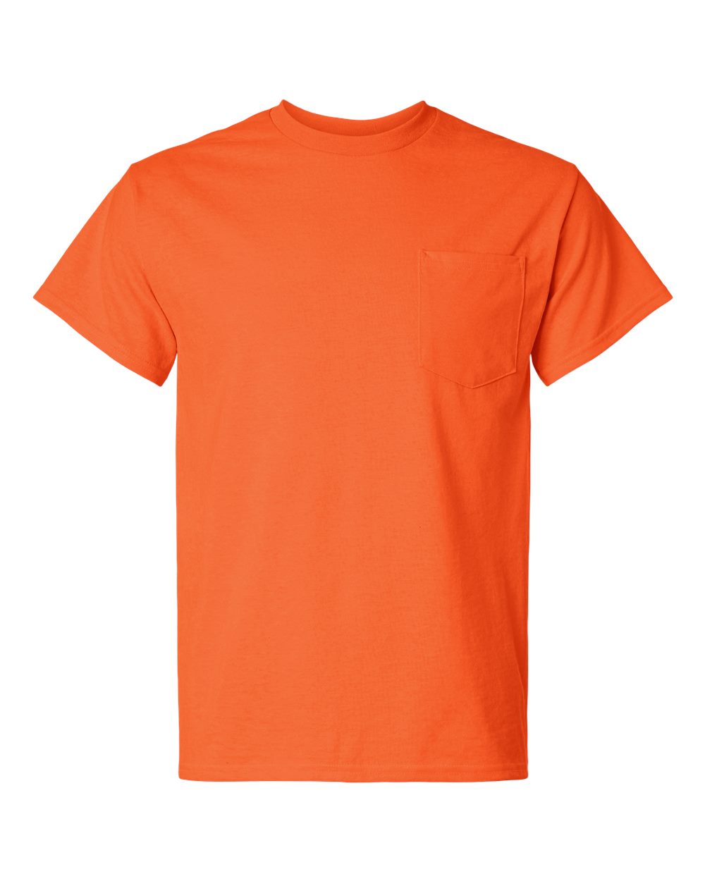 Unisex Ultra Cotton® Pocket T-Shirt - Front - B07060663 - Orange