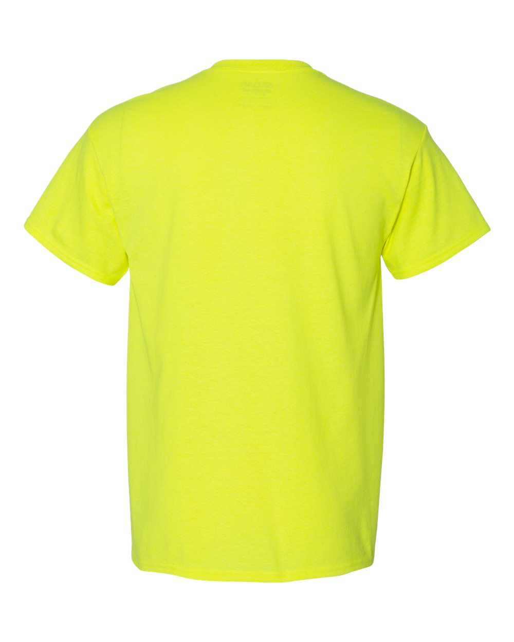 Men's DryBlend® Pocket T-Shirt - Back - B07260173 - Safety Green