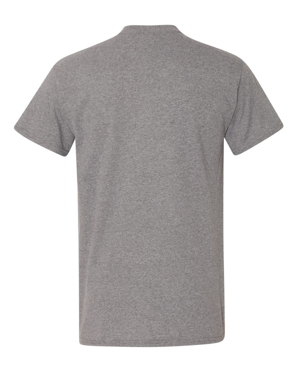 Men's DryBlend® Pocket T-Shirt - Back - B07260493 - Graphite Heather