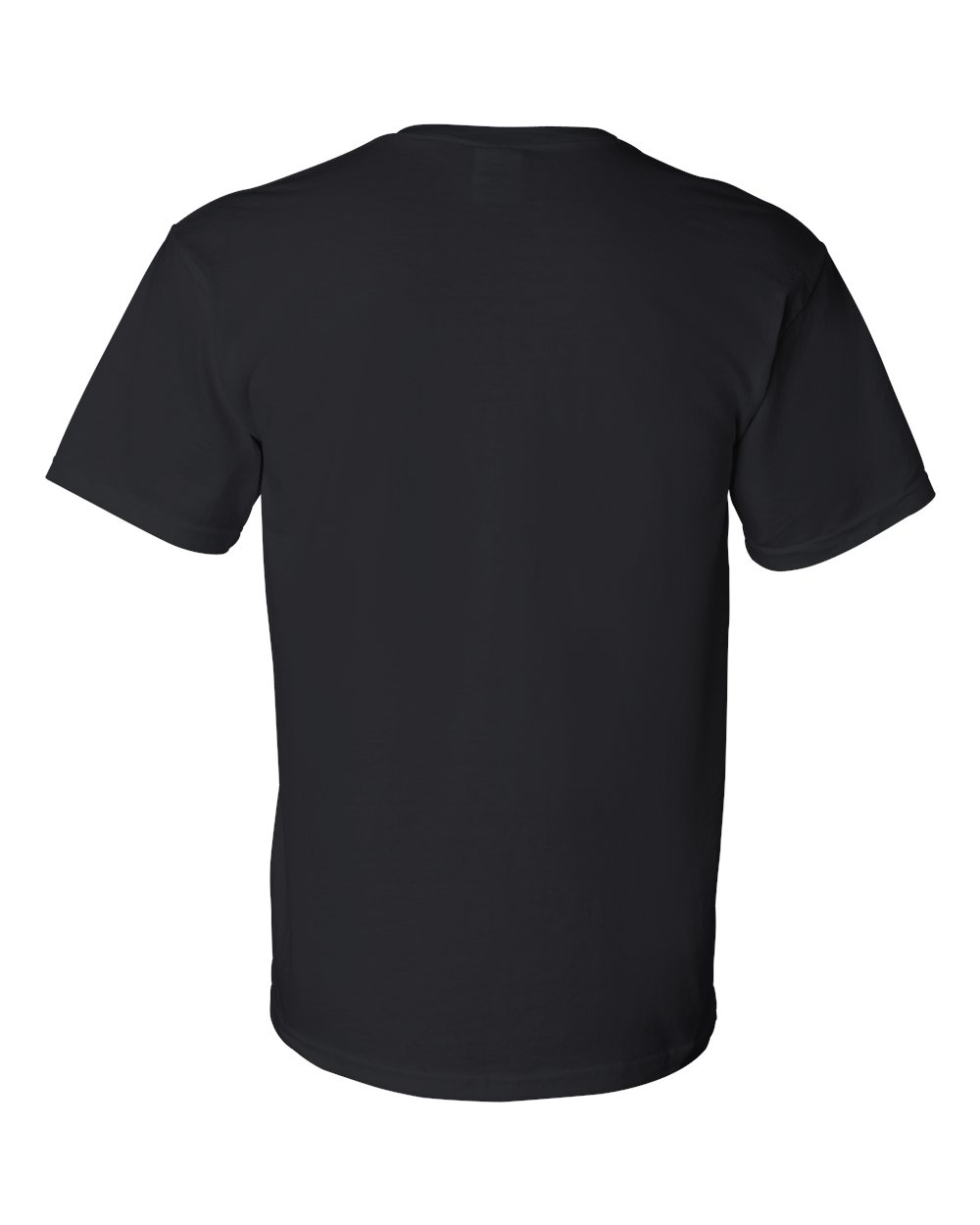 Men's DryBlend® Pocket T-Shirt - Back - B07260503 - Black