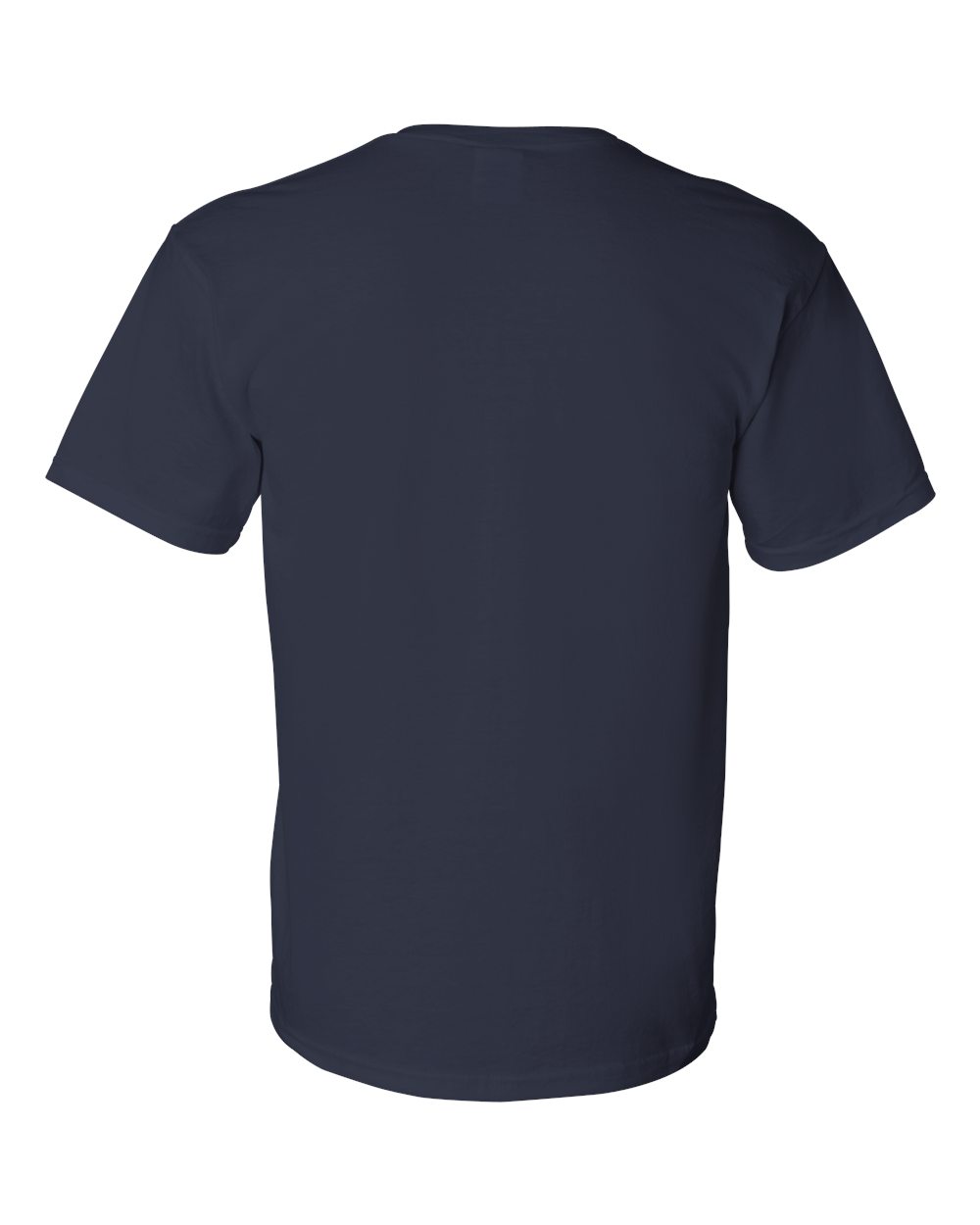 Men's DryBlend® Pocket T-Shirt - Back - B07260653 - Navy