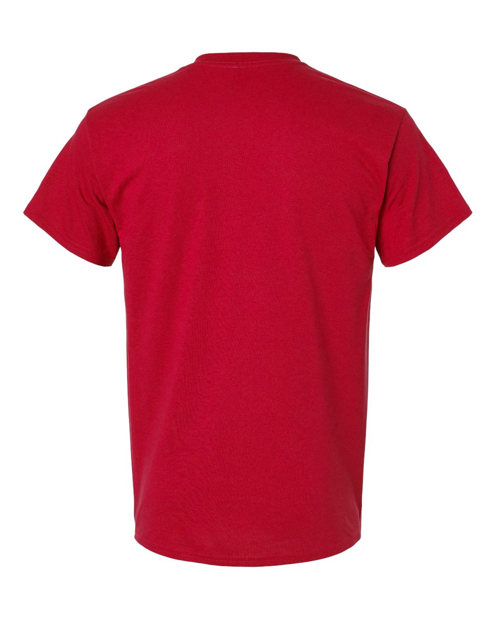 Men's DryBlend® Pocket T-Shirt - Back - B07260703 - Red