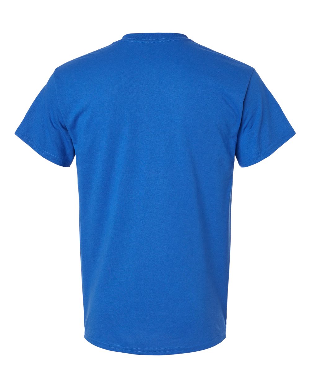 Men's DryBlend® Pocket T-Shirt - Back - B07260753 - Royal