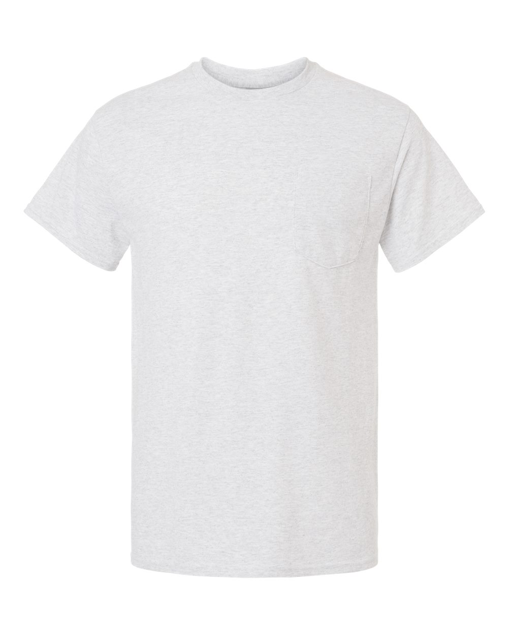Men's DryBlend® Pocket T-Shirt - Front - B07260023 - Ash