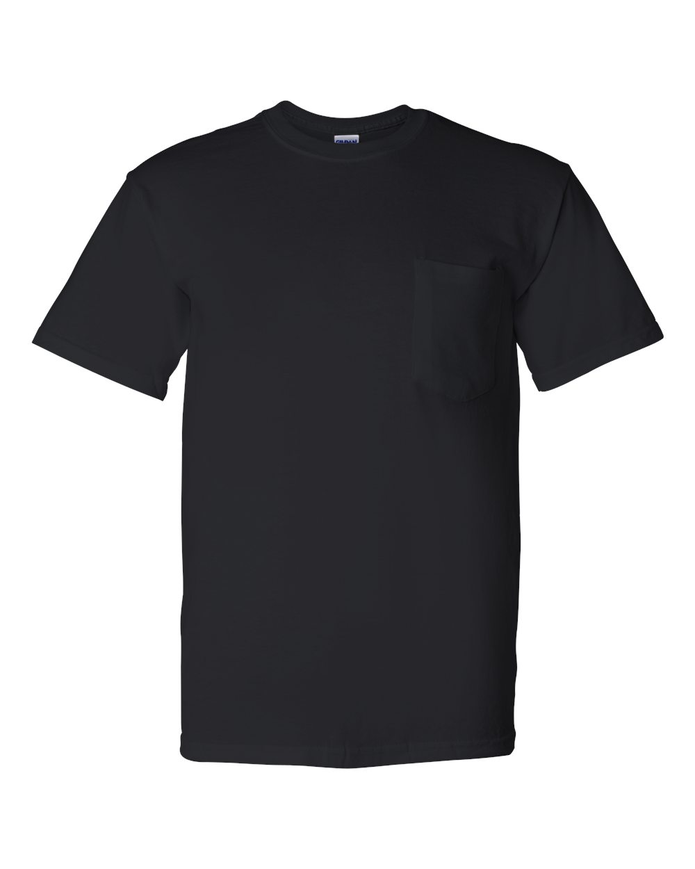 Men's DryBlend® Pocket T-Shirt - Front - B07260503 - Black