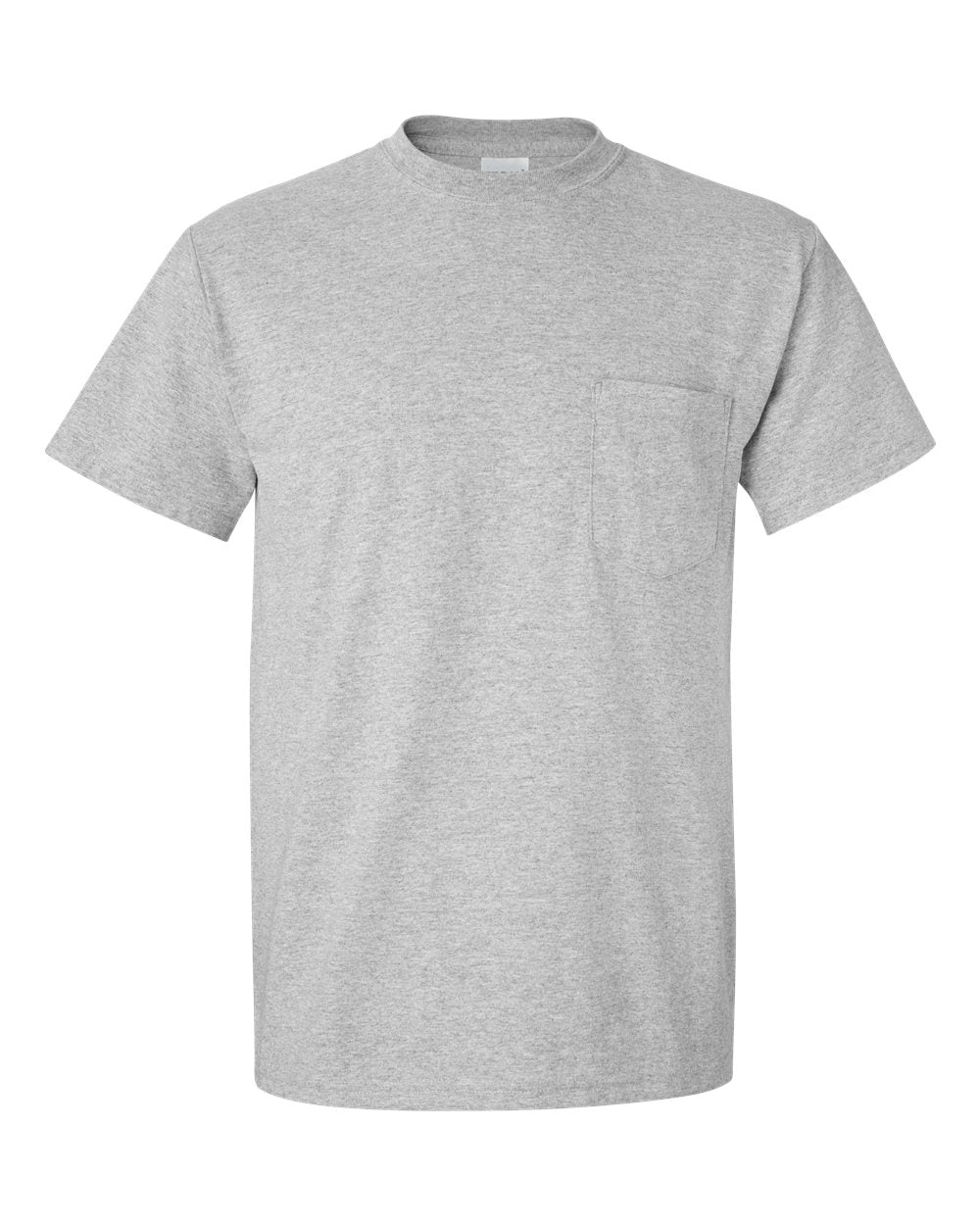 Men's DryBlend® Pocket T-Shirt - Front - B07260583 - Sport Grey