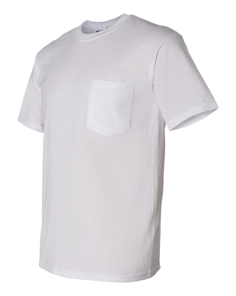 Men's DryBlend® Pocket T-Shirt - Side - B07260003 - White