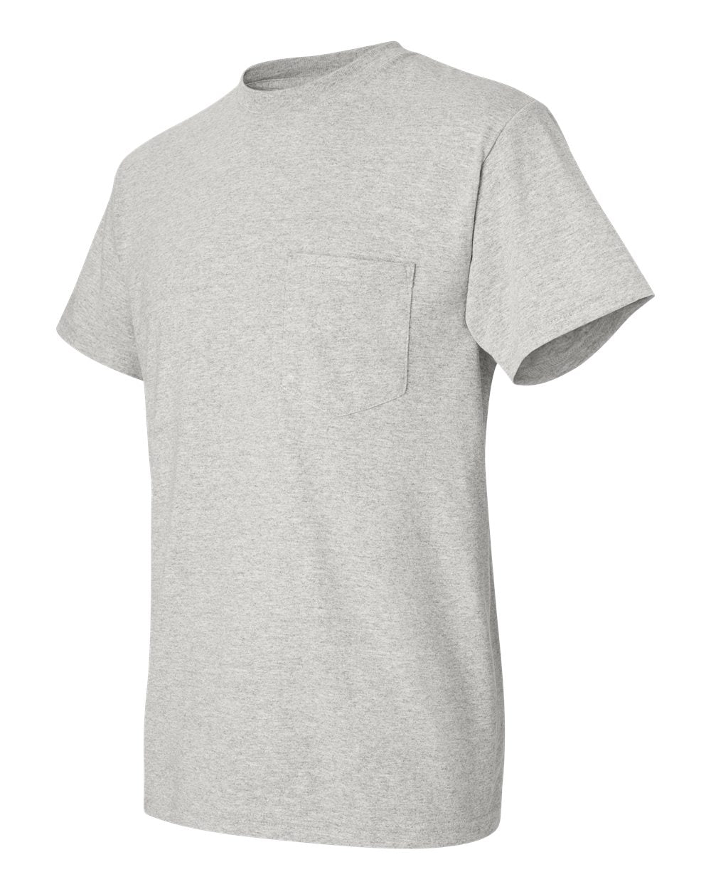 Men's DryBlend® Pocket T-Shirt - Side - B07260023 - Ash