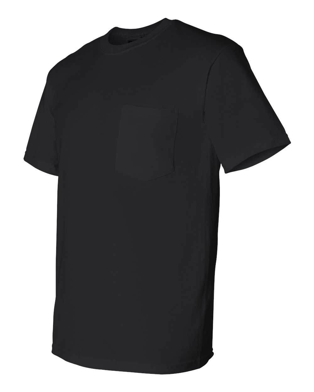 Men's DryBlend® Pocket T-Shirt - Side - B07260503 - Black