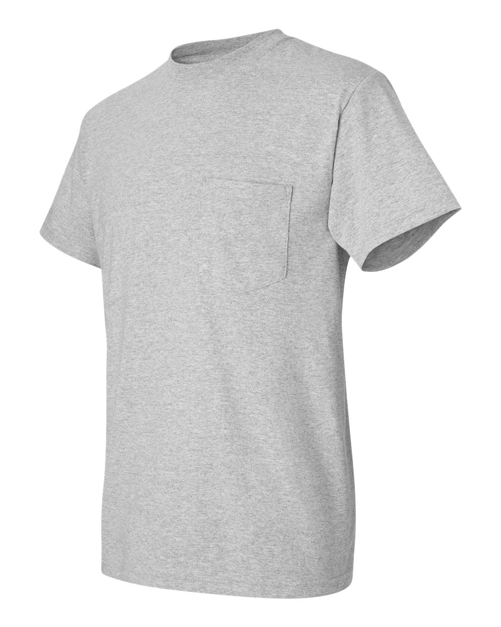 Men's DryBlend® Pocket T-Shirt - Side - B07260583 - Sport Grey
