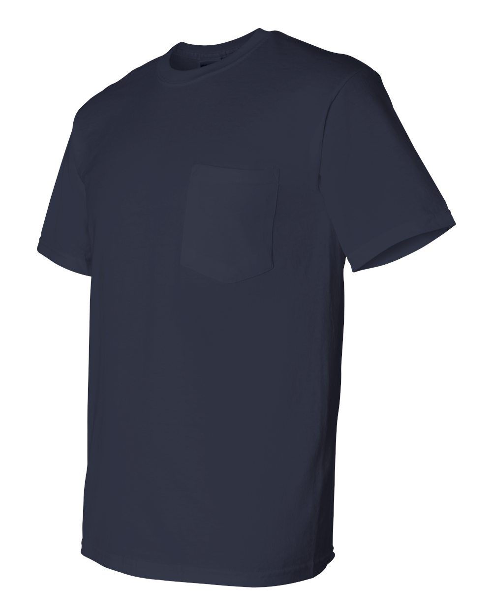 Men's DryBlend® Pocket T-Shirt - Side - B07260653 - Navy
