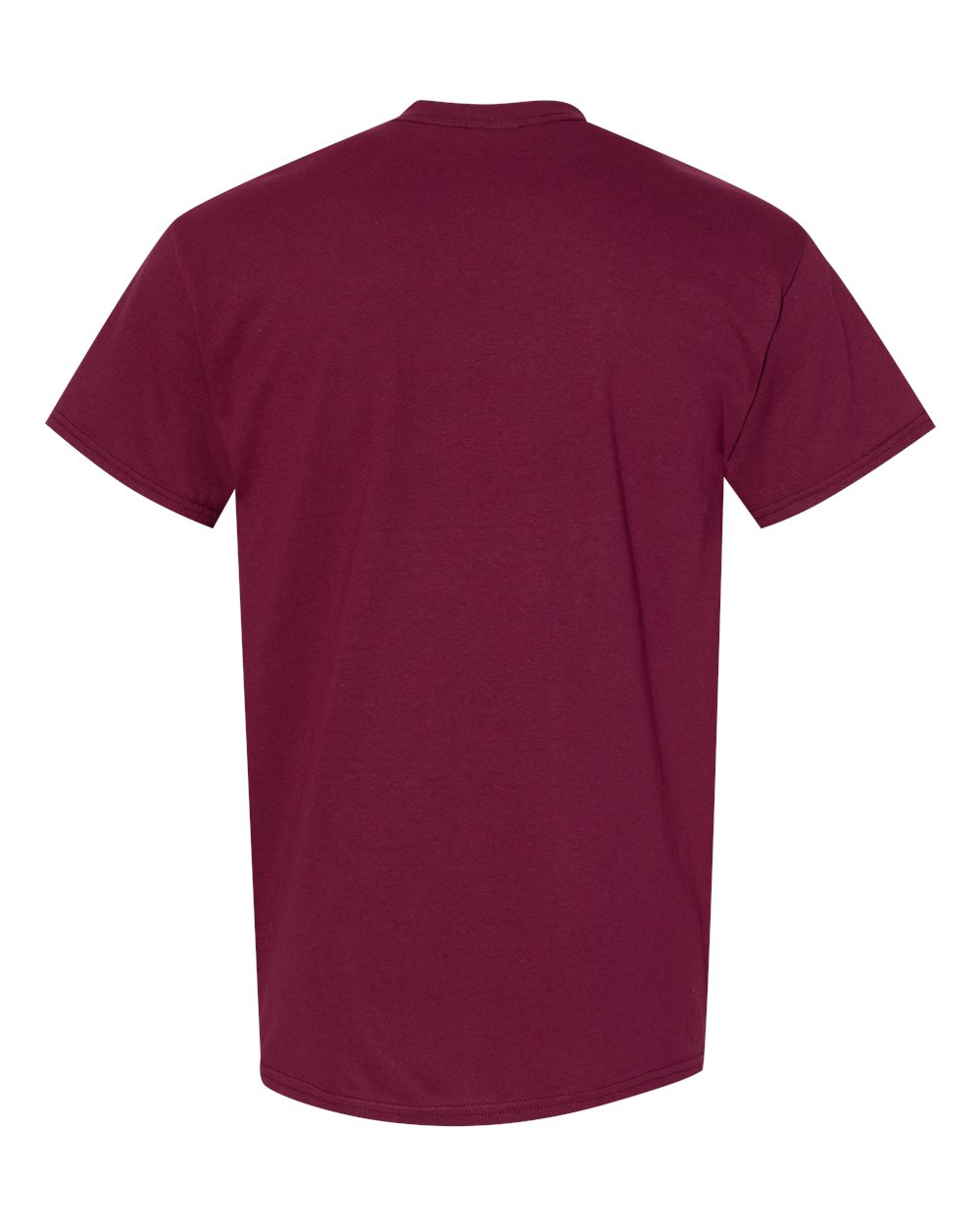 Men's Heavy Cotton™ T-Shirt - Back - B00060533 - Maroon