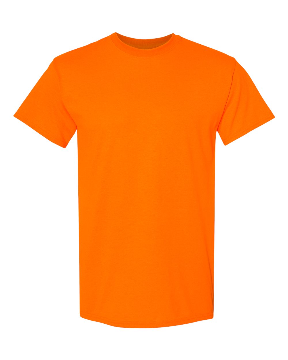 Men's Heavy Cotton™ T-Shirt - Front - B00060153 - Safety Orange