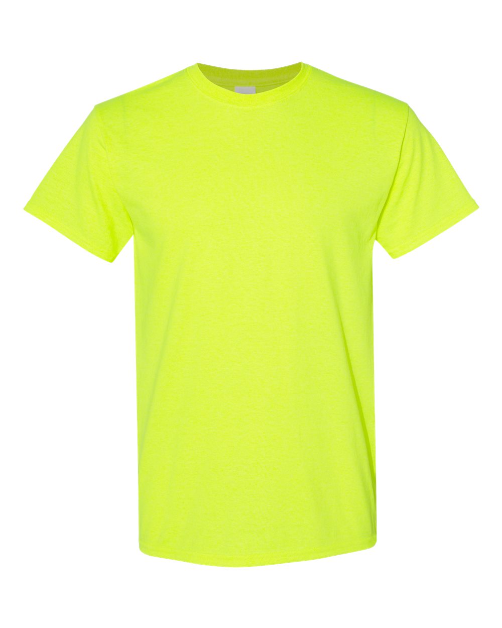 Men's Heavy Cotton™ T-Shirt - Front - B00060163 - Safety Green