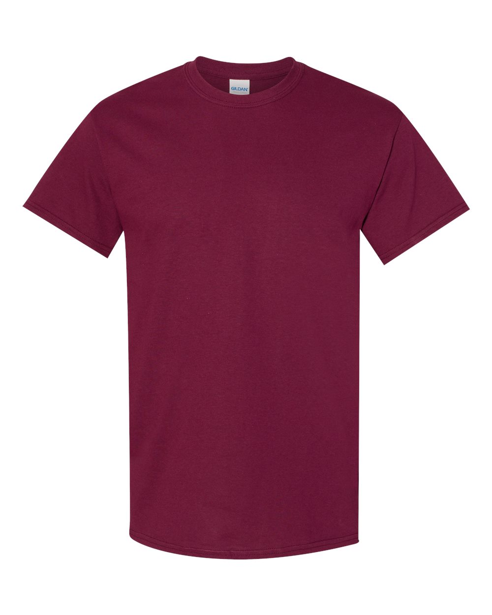 Men's Heavy Cotton™ T-Shirt - Front - B00060533 - Maroon