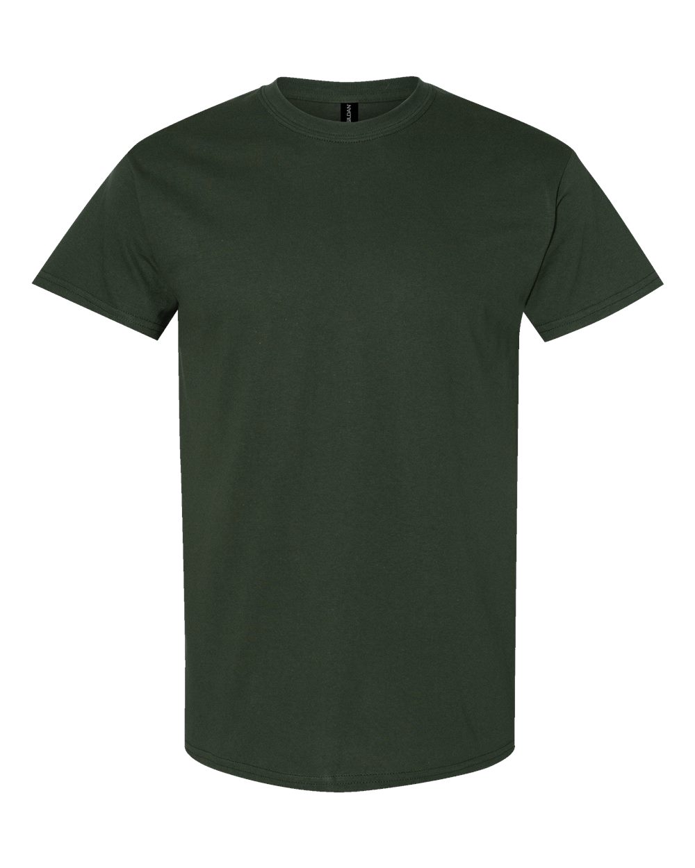 Men's Heavy Cotton™ T-Shirt - Front - B00060543 - Forest Green