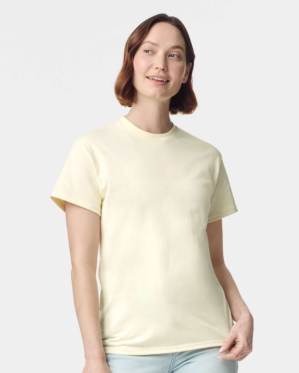 Men's Heavy Cotton™ T-Shirt - OnModelFront - B00060473 - Off White