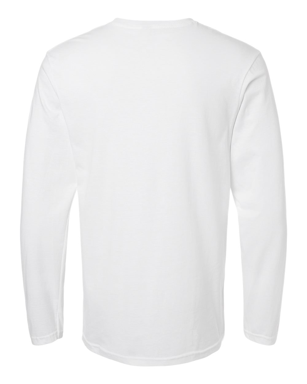 Men's Softstyle® Long Sleeve T-Shirt - Back - B05660003 - White