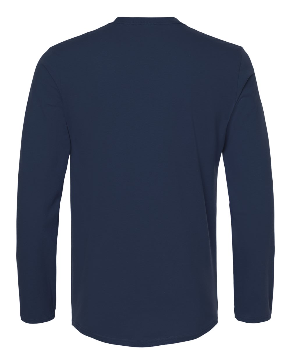 Men's Softstyle® Long Sleeve T-Shirt - Back - B05660653 - Navy