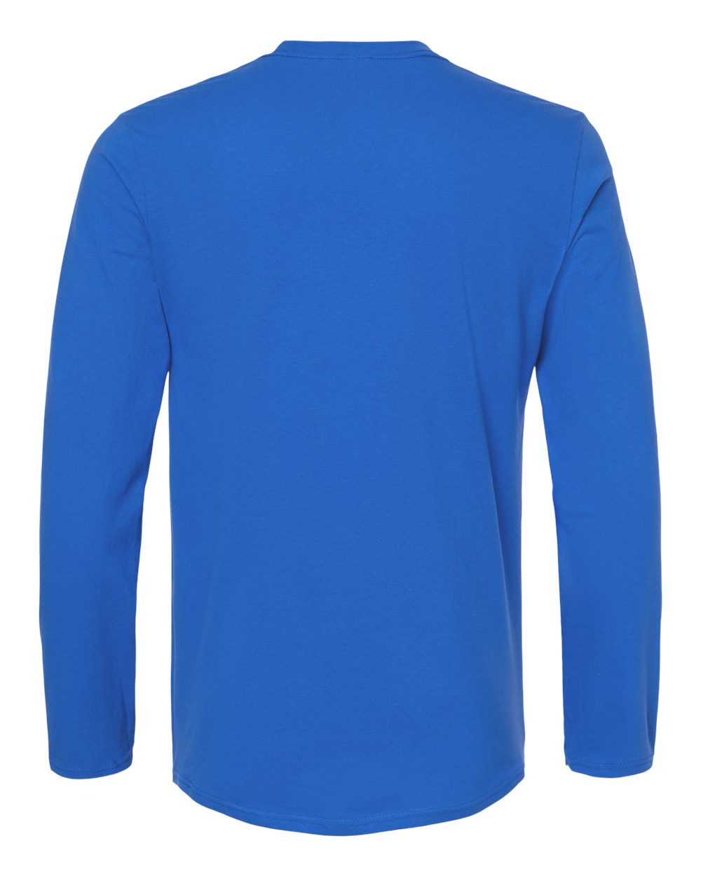 Men's Softstyle® Long Sleeve T-Shirt - Back - B05660753 - Royal