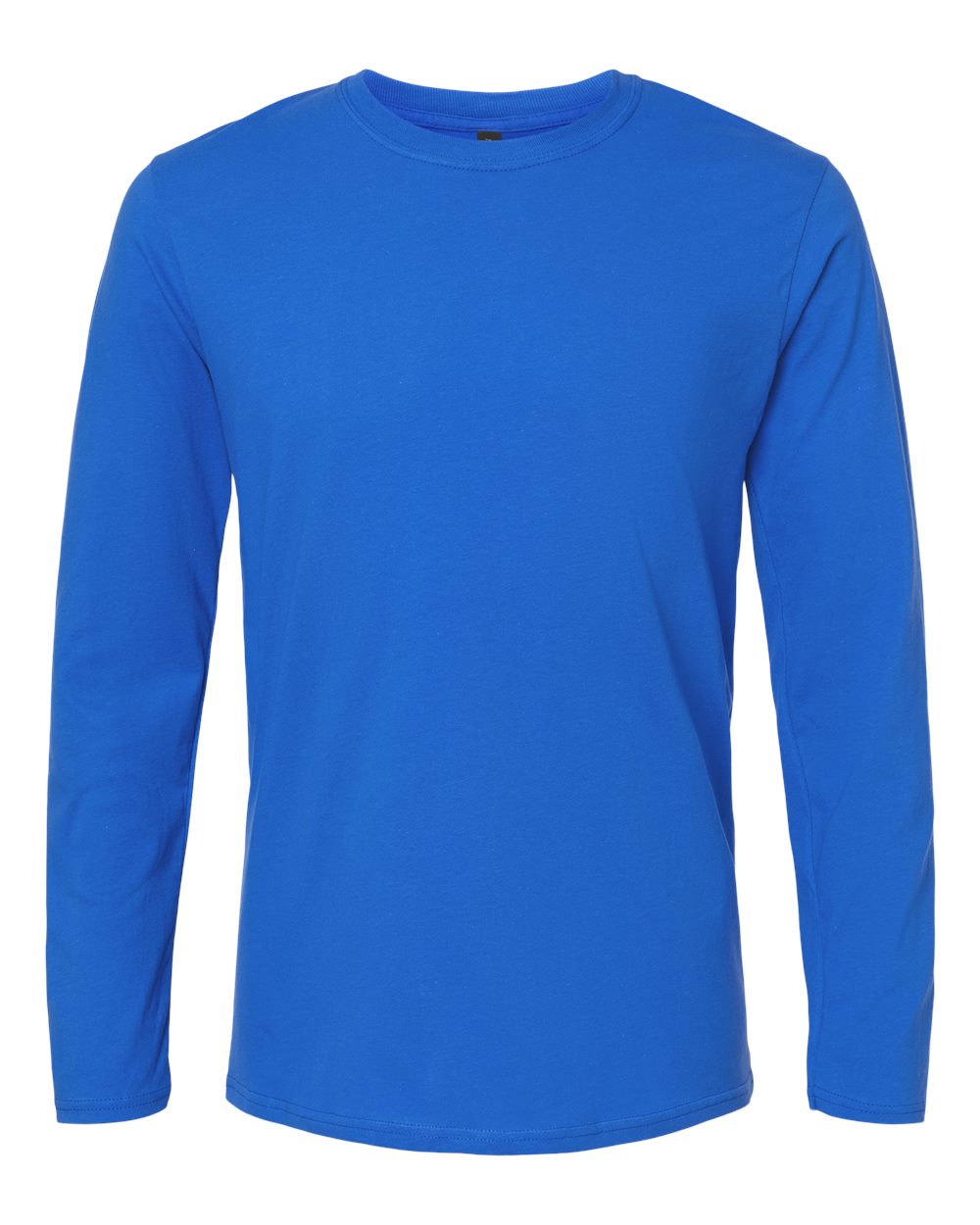 Men's Softstyle® Long Sleeve T-Shirt - Front - B05660753 - Royal