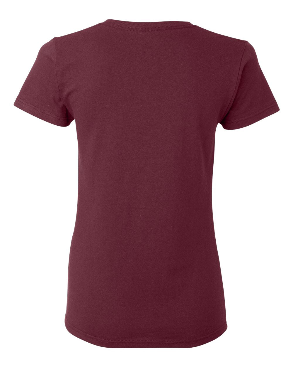 Women's Heavy Cotton™ T-Shirt - Back - B86960533 - Maroon
