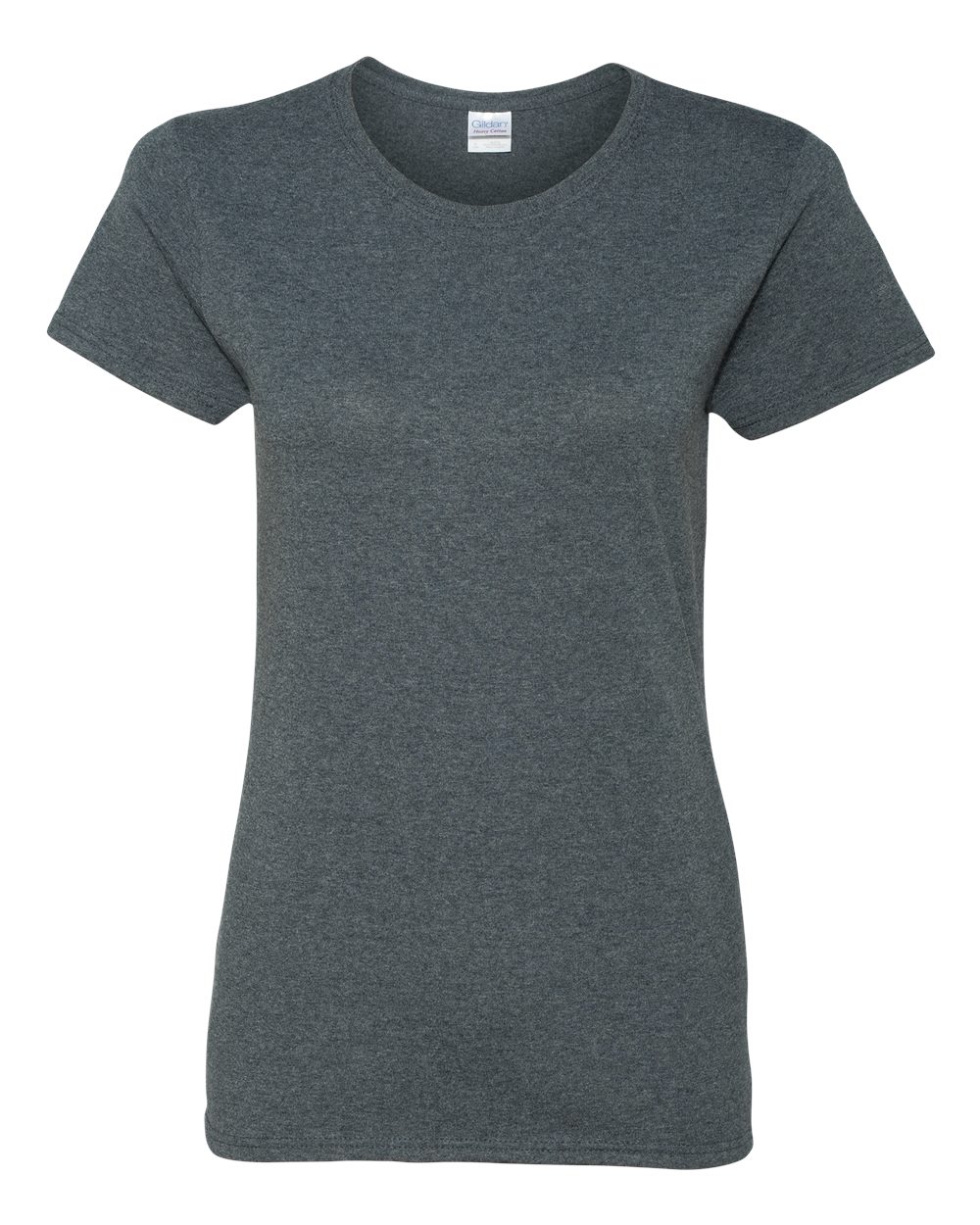 Women's Heavy Cotton™ T-Shirt - Front - B86960073 - Dark Heather