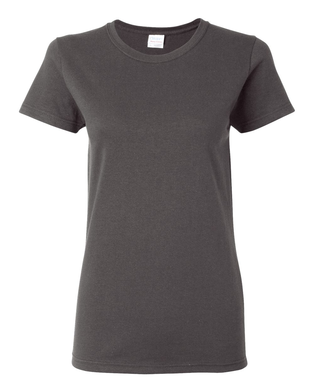 Women's Heavy Cotton™ T-Shirt - Front - B86960093 - Charcoal