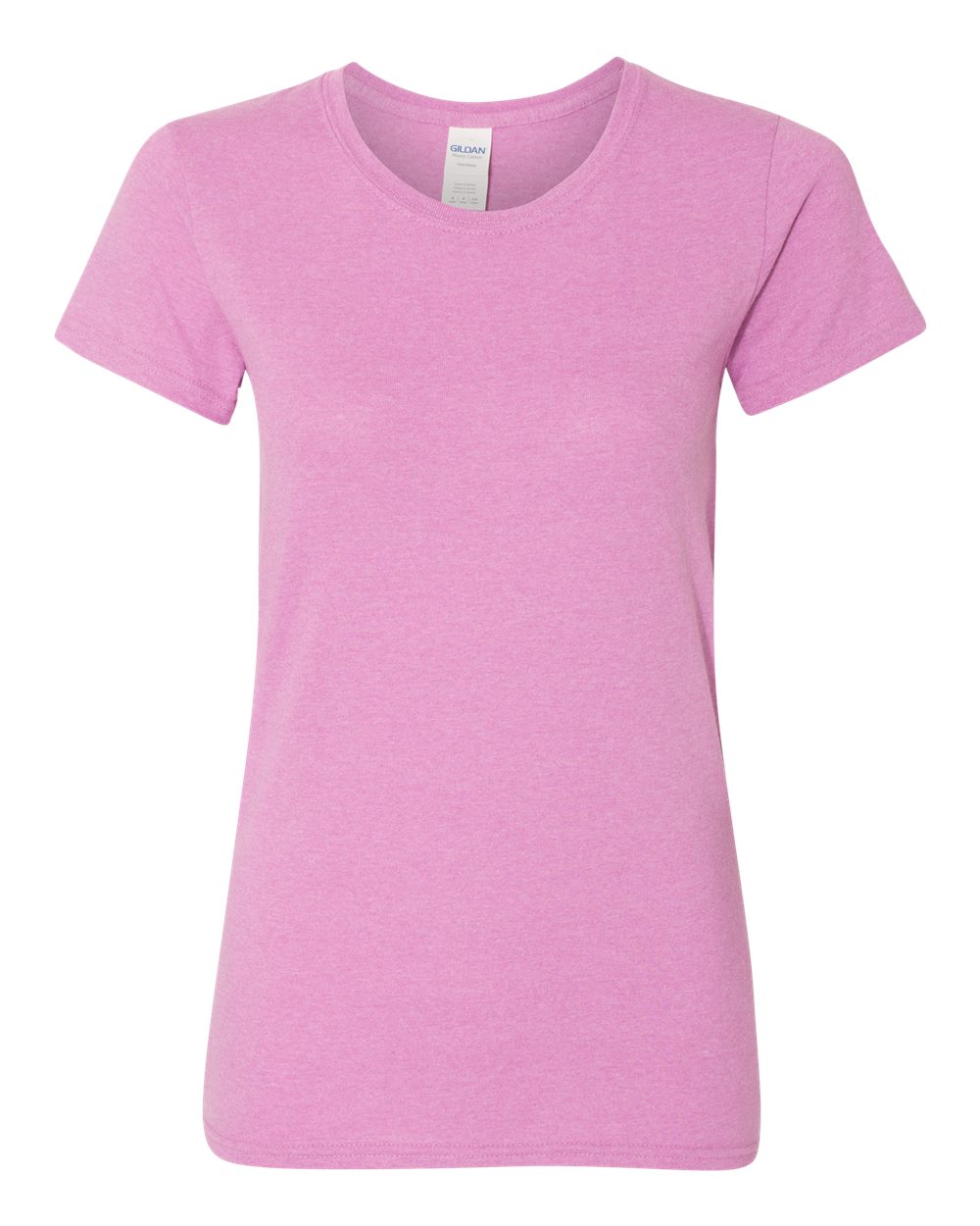 Women's Heavy Cotton™ T-Shirt - Front - B86960557 - Heather Radiant Orchid