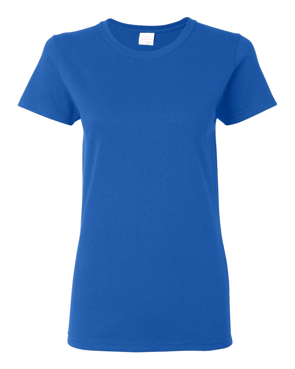 Women's Heavy Cotton™ T-Shirt - Front - B86960753 - Royal