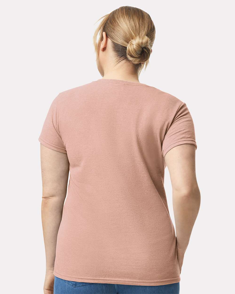 Women's Heavy Cotton™ T-Shirt - OnModelBack - B86960323 - Dusty Rose