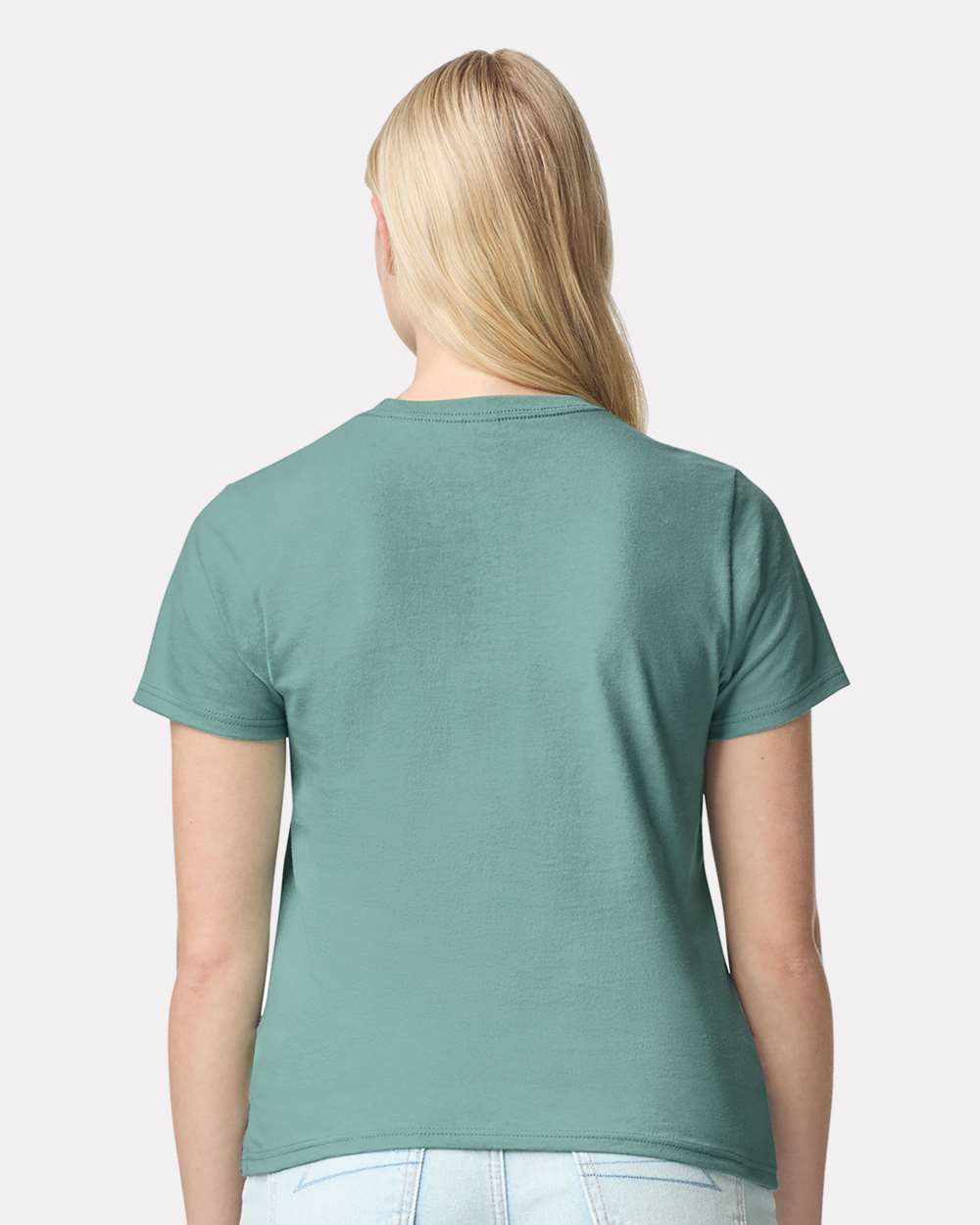 Women's Heavy Cotton™ T-Shirt - OnModelBack - B86960403 - Aquatic