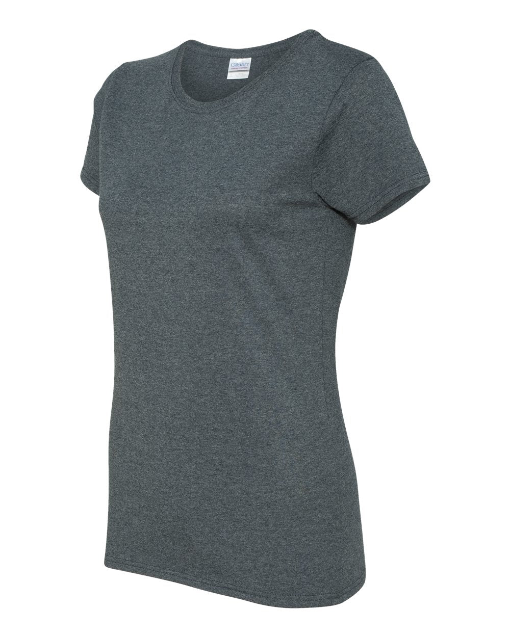 Women's Heavy Cotton™ T-Shirt - Side - B86960073 - Dark Heather