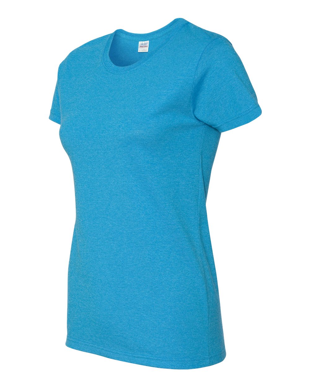 Women's Heavy Cotton™ T-Shirt - Side - B86960783 - Heather Sapphire
