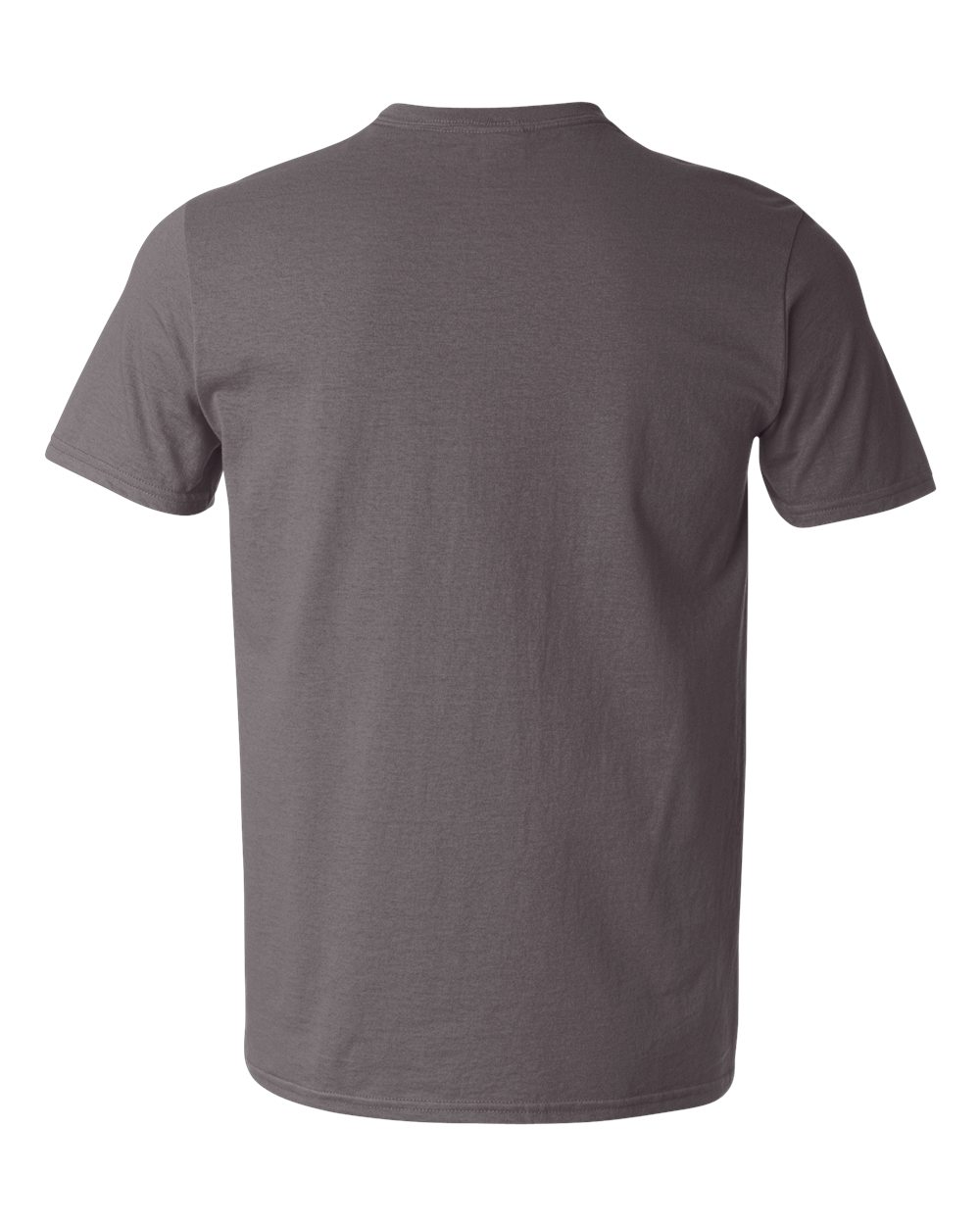 Men's Softstyle® V-Neck T-Shirt - Back - B01760093 - Charcoal