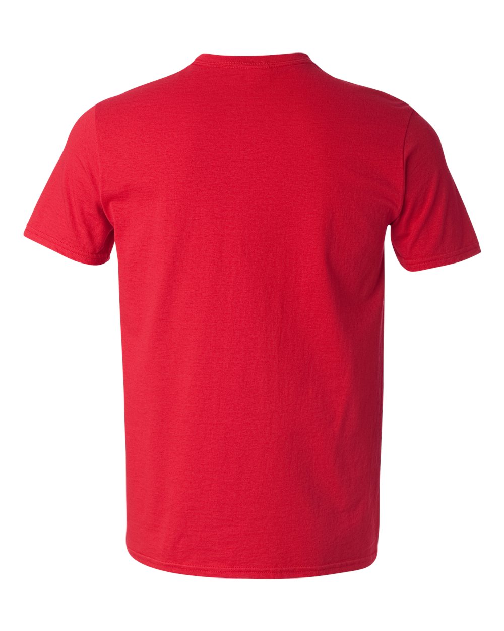 Men's Softstyle® V-Neck T-Shirt - Back - B01760223 - Cherry Red