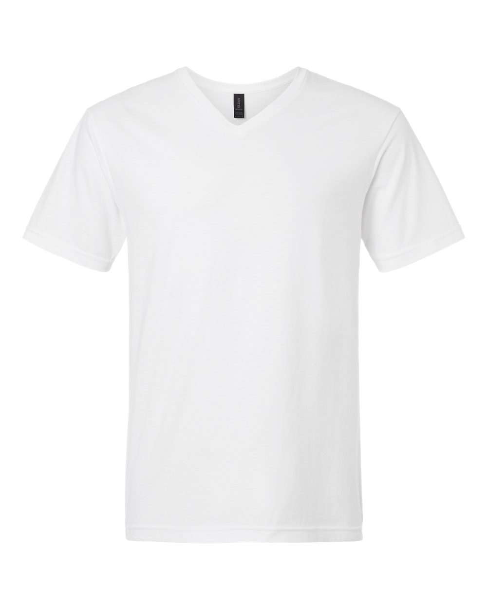 Men's Softstyle® V-Neck T-Shirt - Front - B01760002 - White
