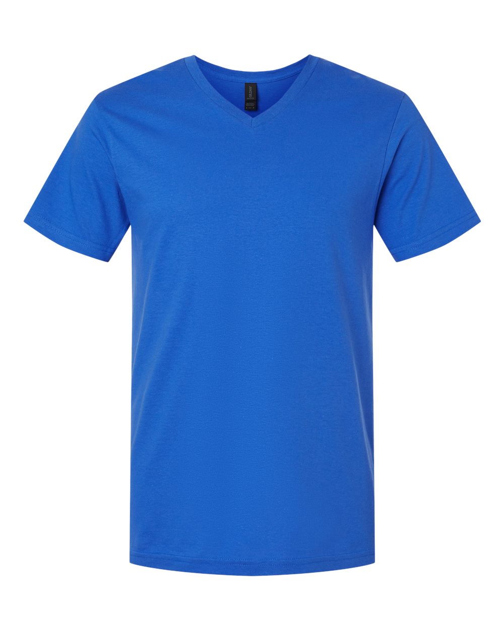 Men's Softstyle® V-Neck T-Shirt - Front - B01760753 - Royal