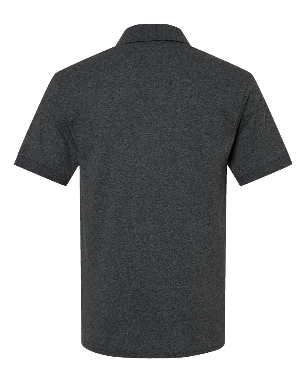Men's DryBlend® Jersey Polo - Back - B11060093 - Dark Heather