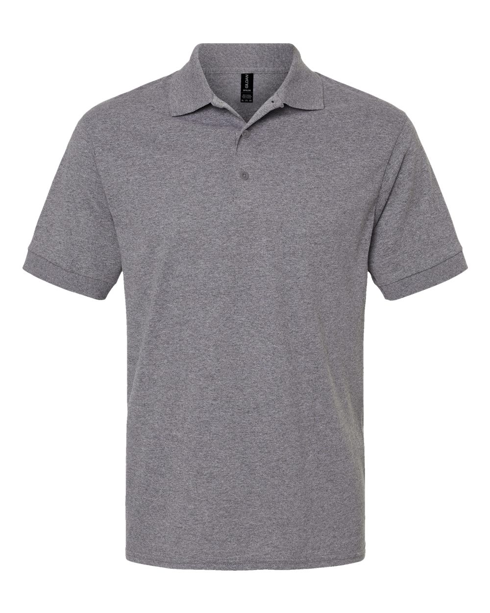 Men's DryBlend® Jersey Polo - Front - B11060133 - Graphite Heather