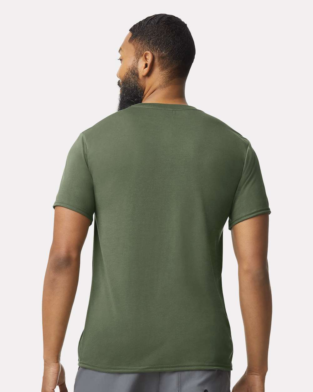 Unisex Performance® T-Shirt - OnModelBack - B09260063 - Military Green