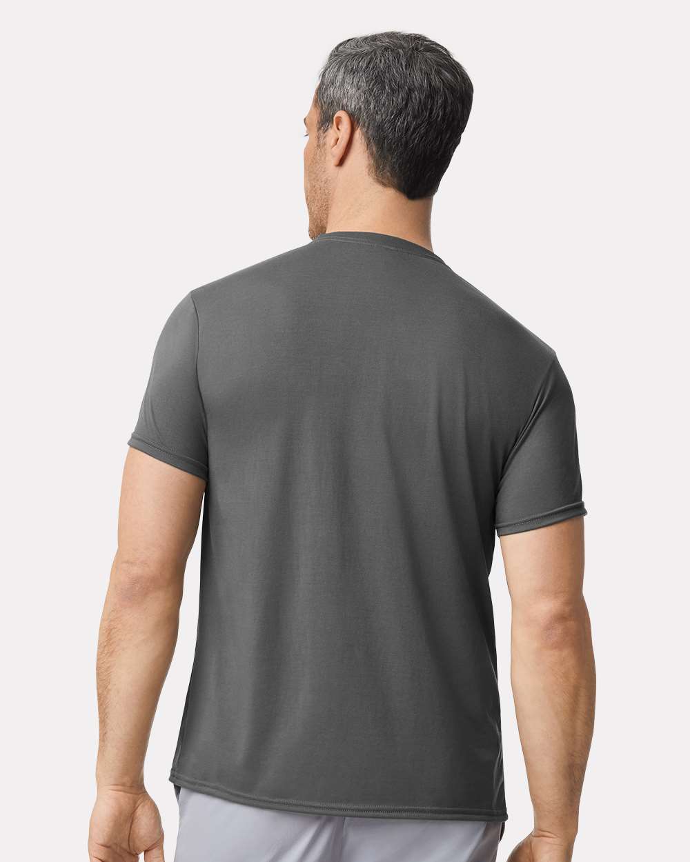 Unisex Performance® T-Shirt - OnModelBack - B09260093 - Charcoal