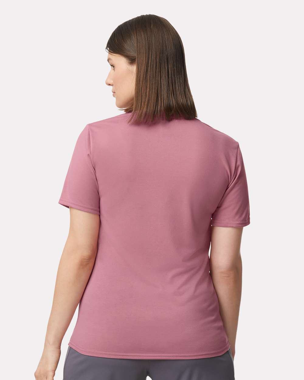 Unisex Performance® T-Shirt - OnModelBack - B09260313 - Plumrose