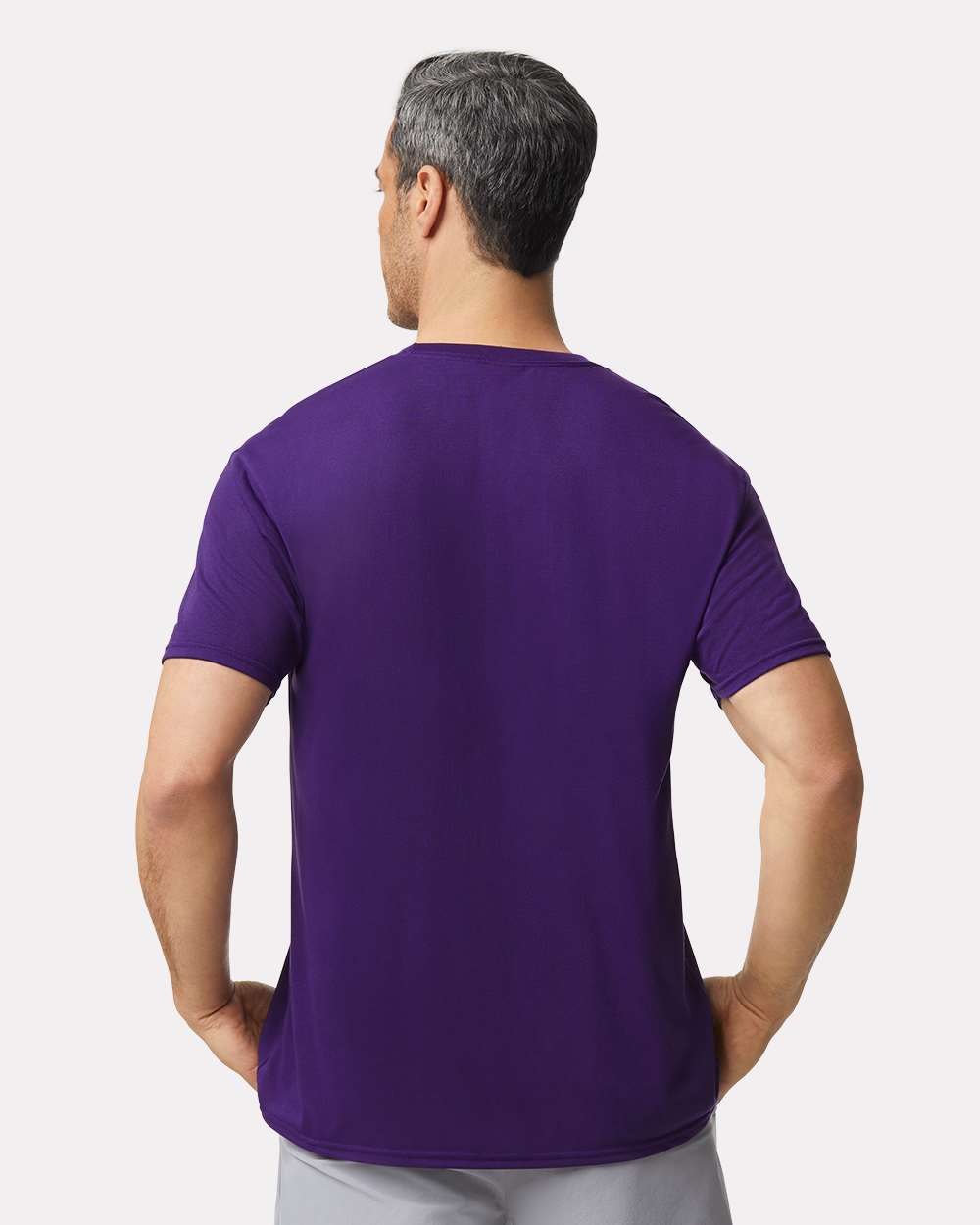 Unisex Performance® T-Shirt - OnModelBack - B09260673 - Purple
